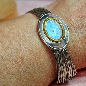 Host Pick 🔥 Vintage Ecclissi Sterling Liquid Silver Women's Watch